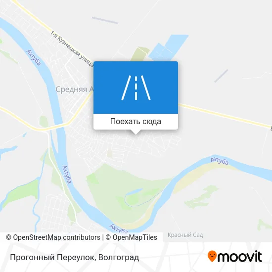 Карта Прогонный Переулок