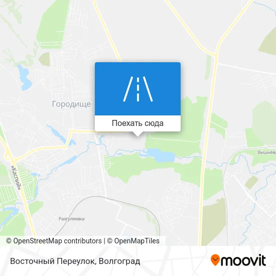 Карта Восточный Переулок