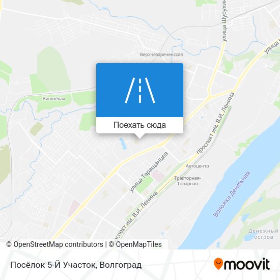 Карта Посёлок 5-Й Участок