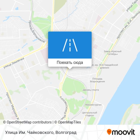 Карта Улица Им. Чайковского