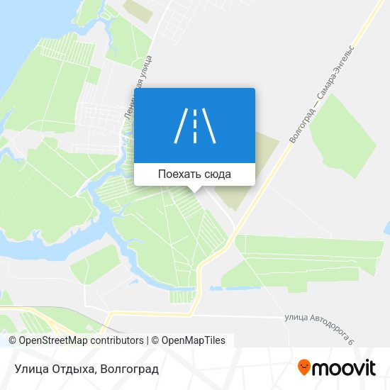 Карта Улица Отдыха