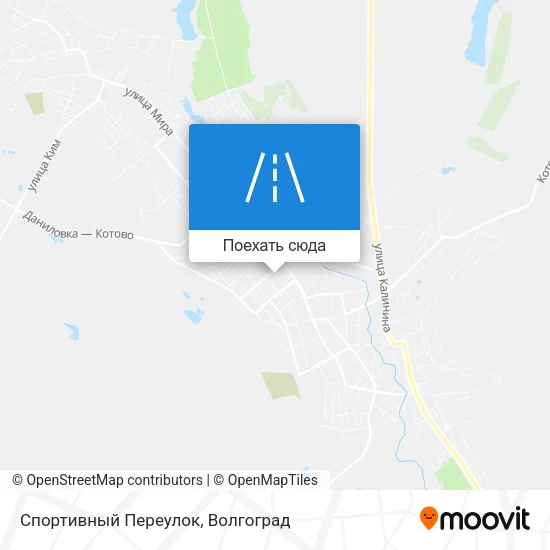 Карта Спортивный Переулок