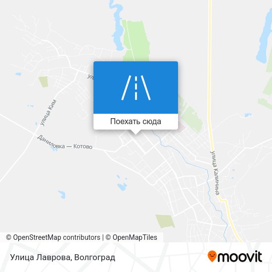 Карта Улица Лаврова