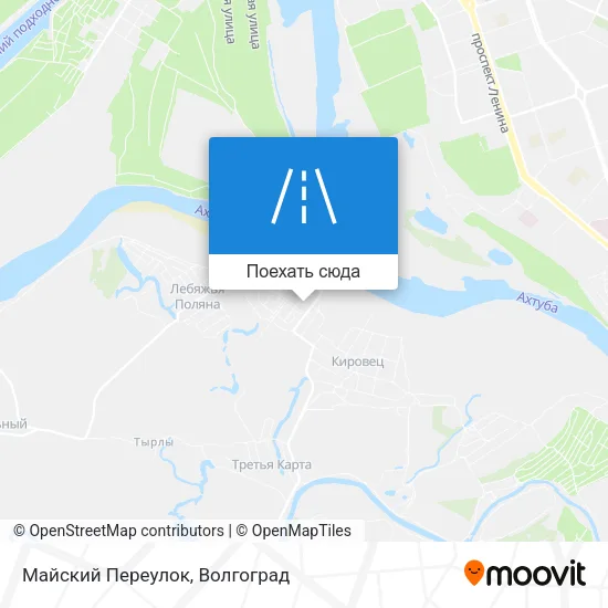 Карта Майский Переулок