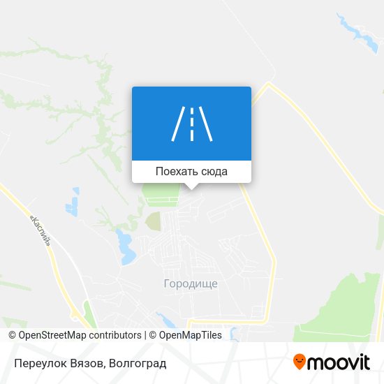 Карта Переулок Вязов