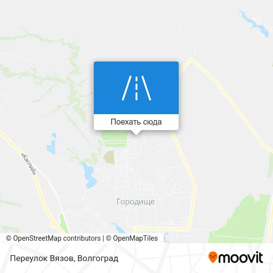 Карта Переулок Вязов
