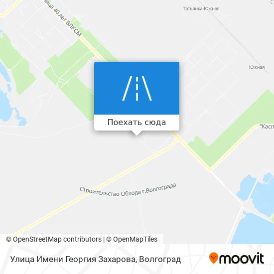 Карта Улица Имени Георгия Захарова