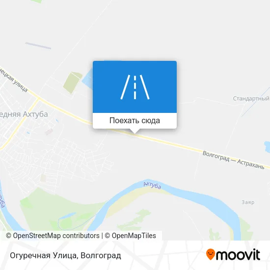 Карта Огуречная Улица