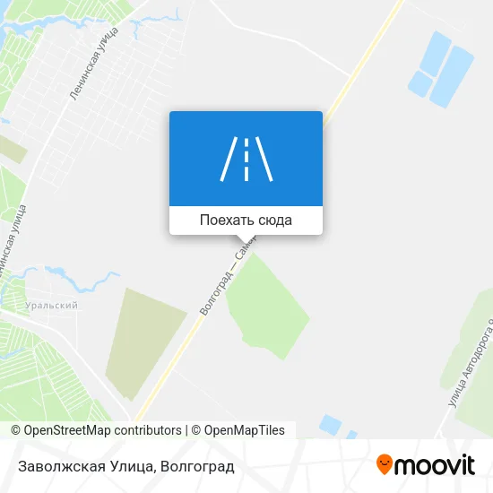 Карта Заволжская Улица