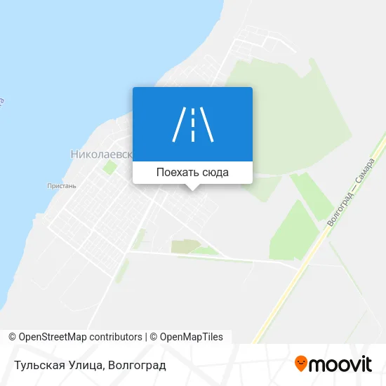 Карта Тульская Улица