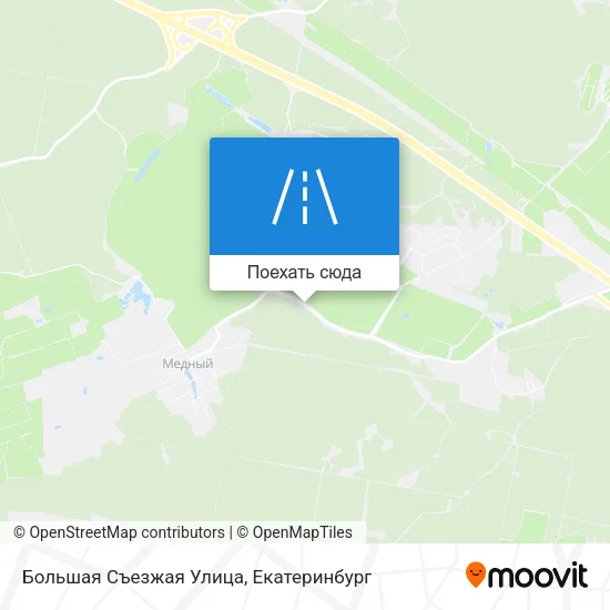 Карта Большая Съезжая Улица