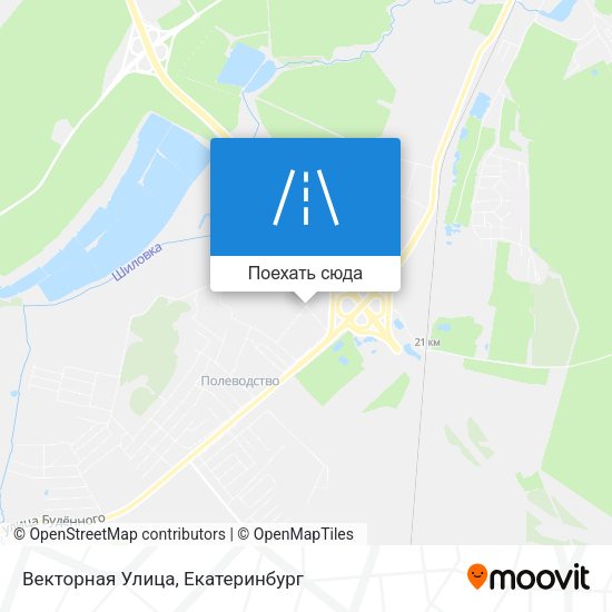 Карта Векторная Улица