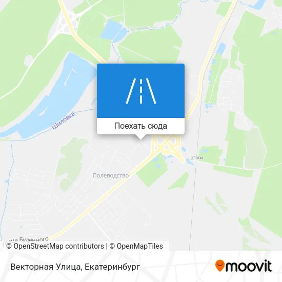 Карта Векторная Улица