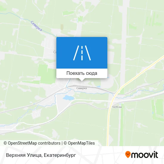 Карта Верхняя Улица