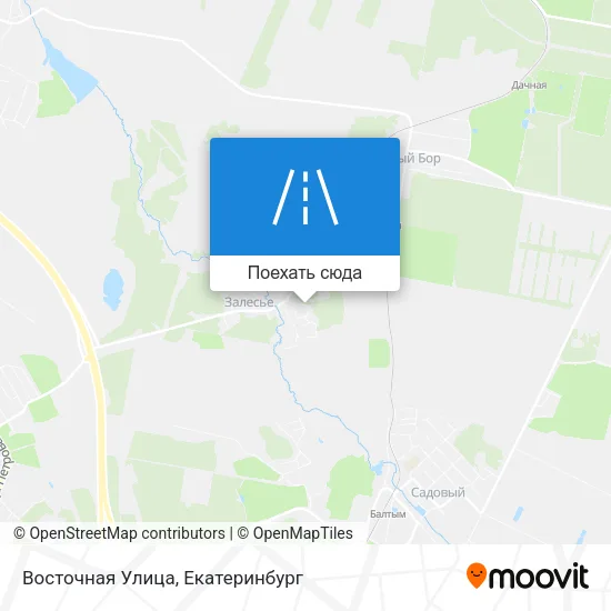Карта Восточная Улица