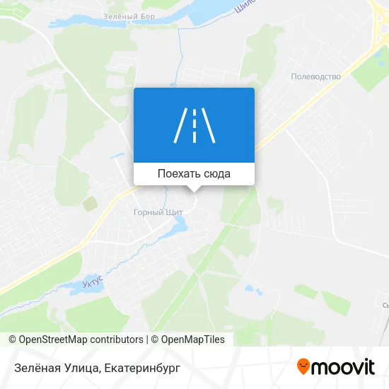 Карта Зелёная Улица