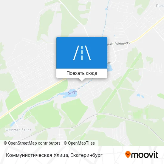 Карта Коммунистическая Улица