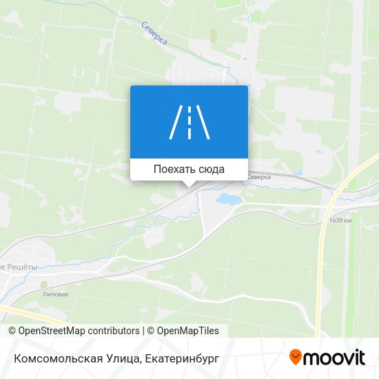Карта Комсомольская Улица