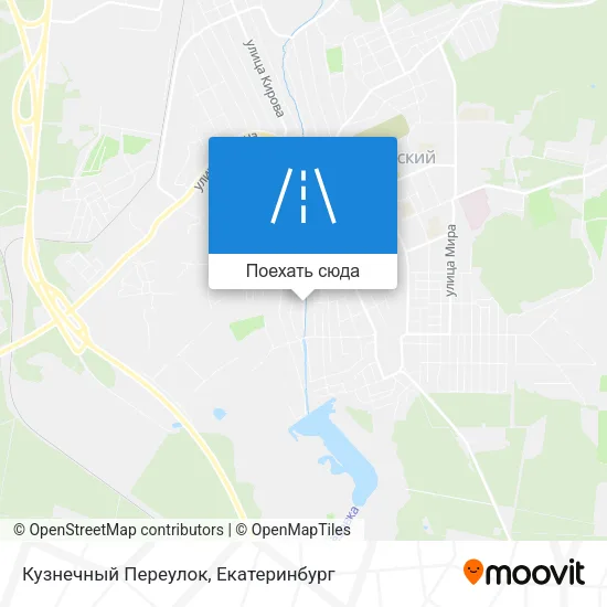 Карта Кузнечный Переулок