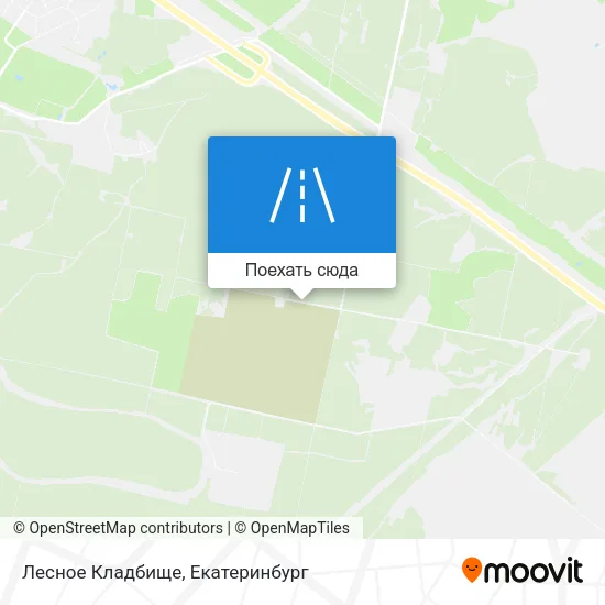 Карта Лесное Кладбище
