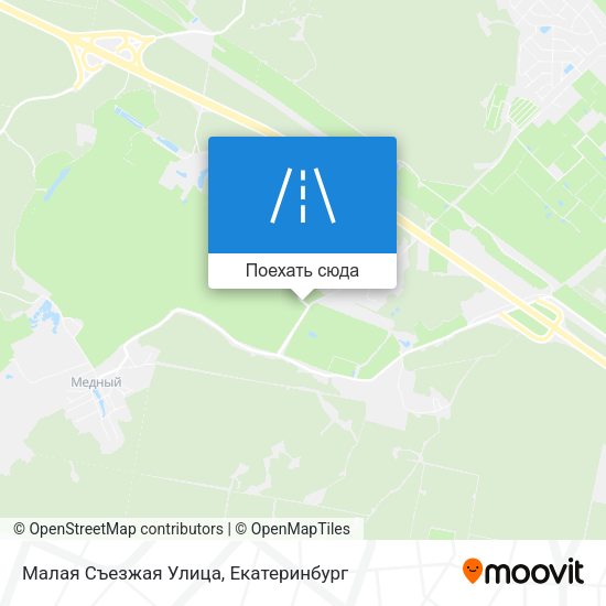 Карта Малая Съезжая Улица