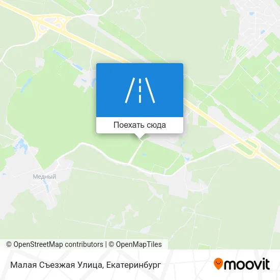 Карта Малая Съезжая Улица