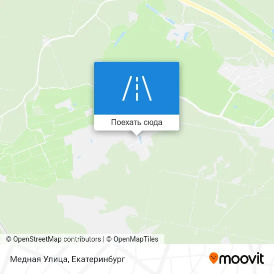 Карта Медная Улица