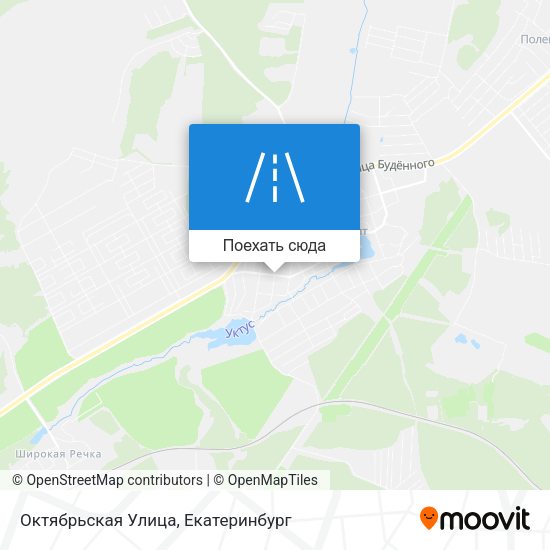 Карта Октябрьская Улица