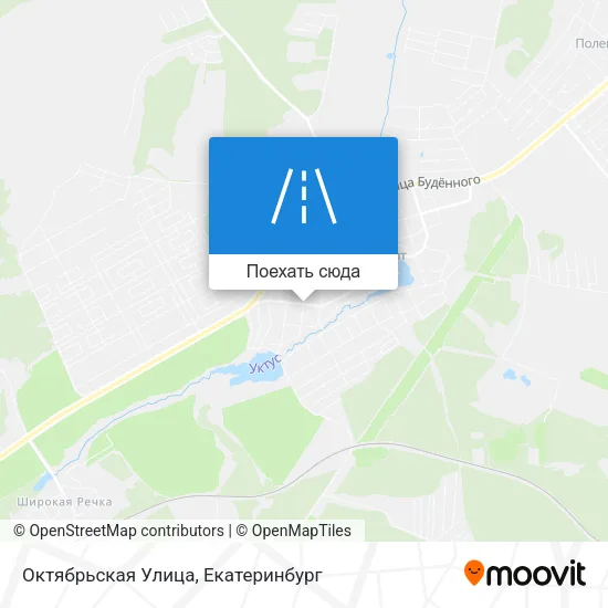 Карта Октябрьская Улица