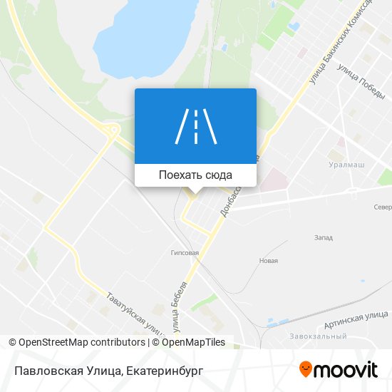Карта Павловская Улица