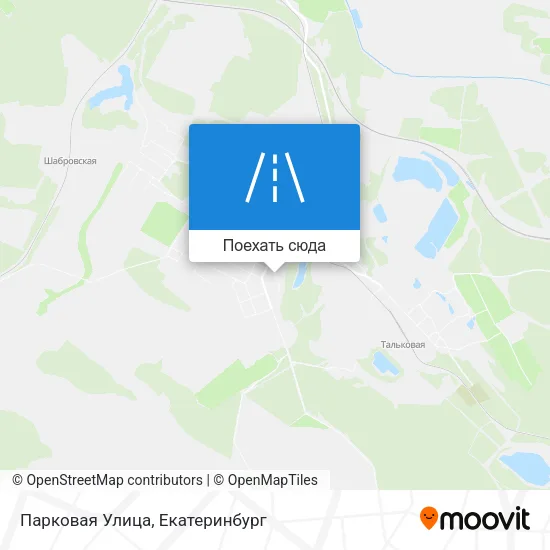 Карта Парковая Улица