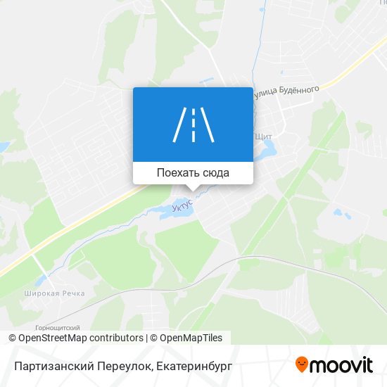 Карта Партизанский Переулок