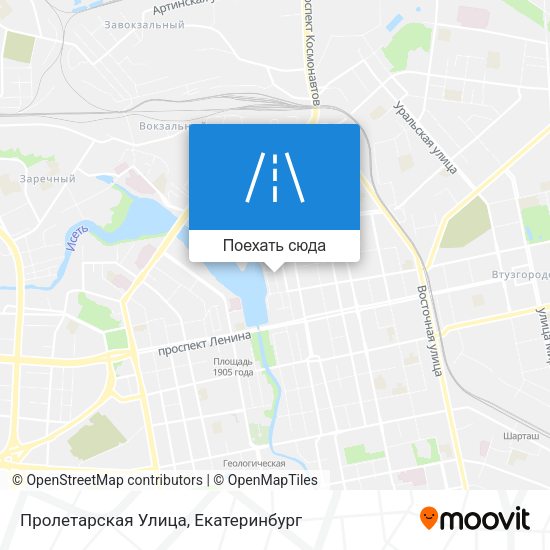 Карта Пролетарская Улица