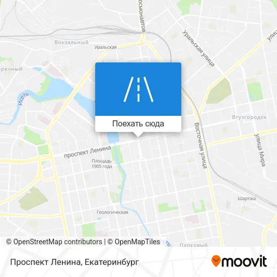 Карта Проспект Ленина
