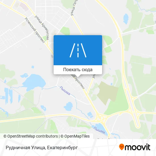 Карта Рудничная Улица