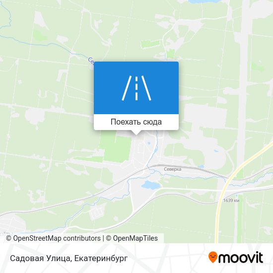 Карта Садовая Улица