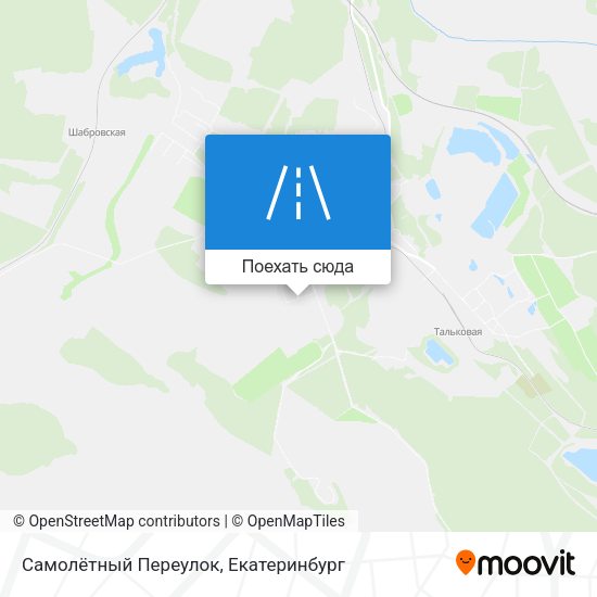Карта Самолётный Переулок