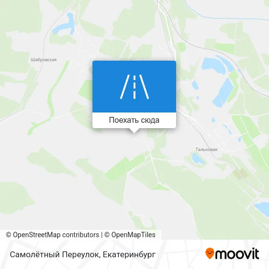 Карта Самолётный Переулок