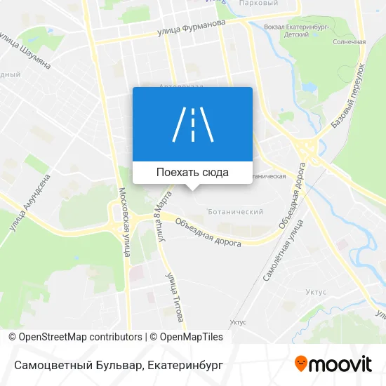 Карта Самоцветный Бульвар