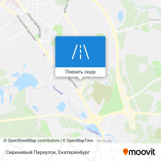 Карта Сиреневый Переулок