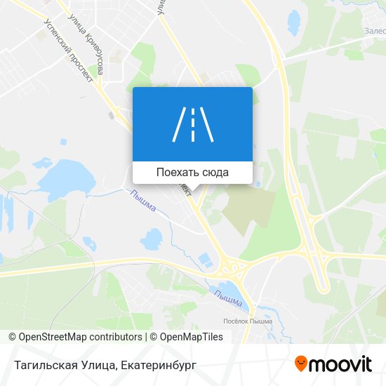 Карта Тагильская Улица