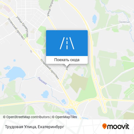 Карта Трудовая Улица