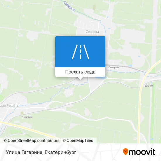 Карта Улица Гагарина