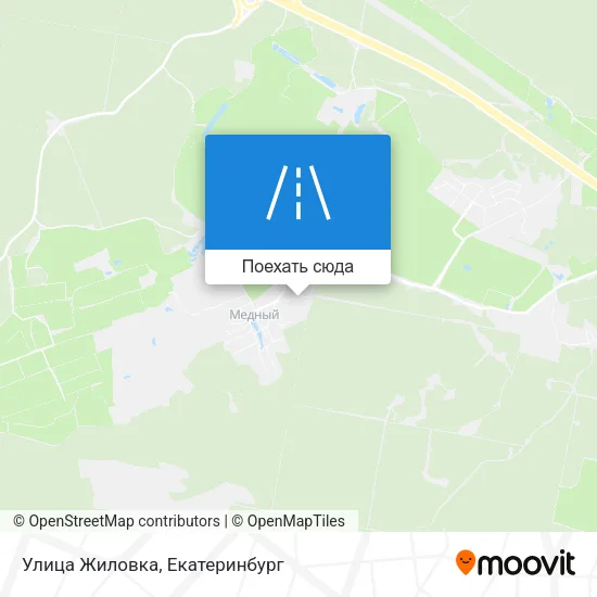Карта Улица Жиловка