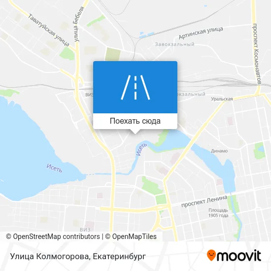 Карта Улица Колмогорова