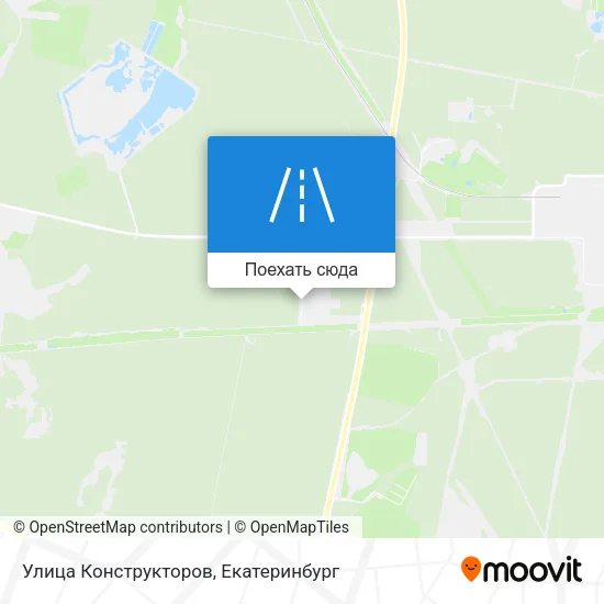 Карта Улица Конструкторов