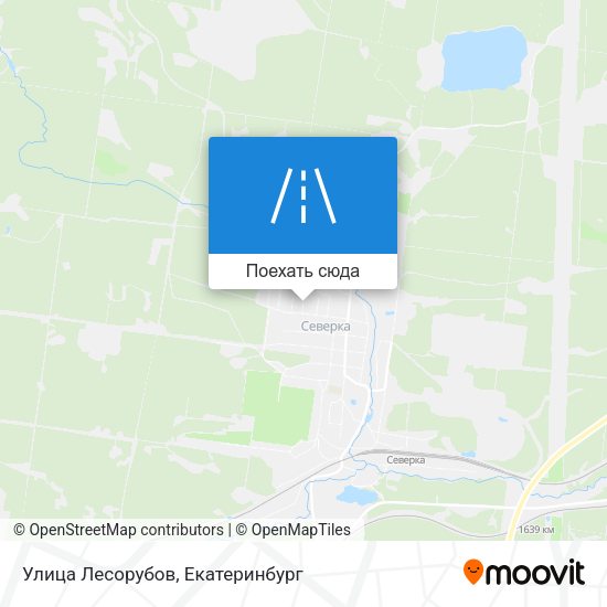 Карта Улица Лесорубов