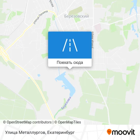 Карта Улица Металлургов