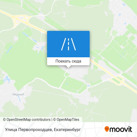 Карта Улица Первопроходцев