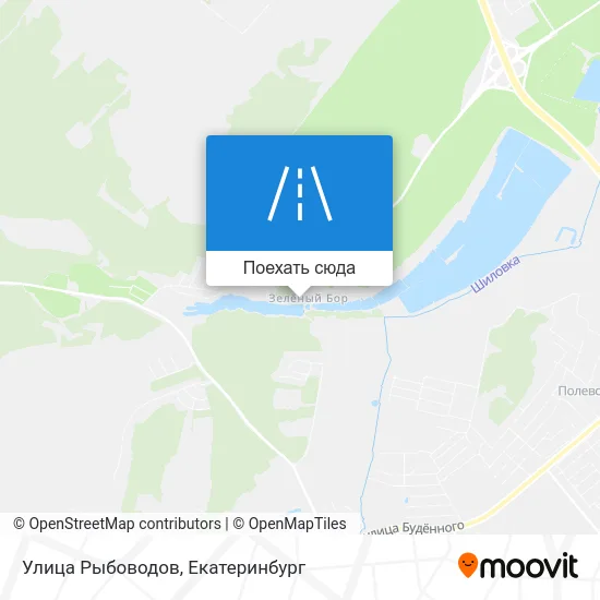 Карта Улица Рыбоводов